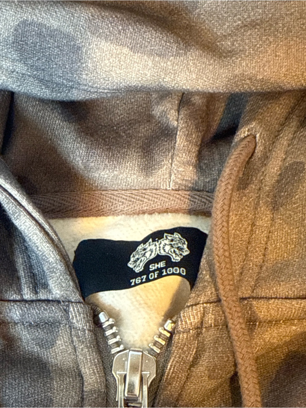 Darc sport she cheetah brown cropped jacket - Picture 5 of 8